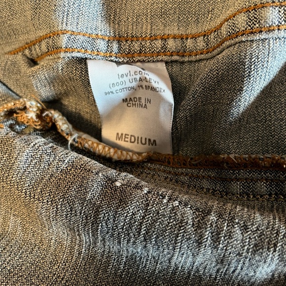Women’s Levi Tucker jacket, M, washed blue, 4 pocket - Picture 6 of 7